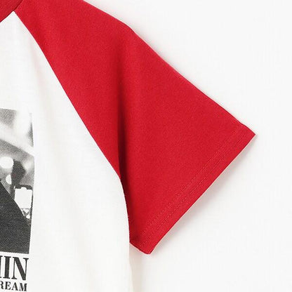 【LTXC】【吸水速幹/清爽】拼色插肩袖T恤