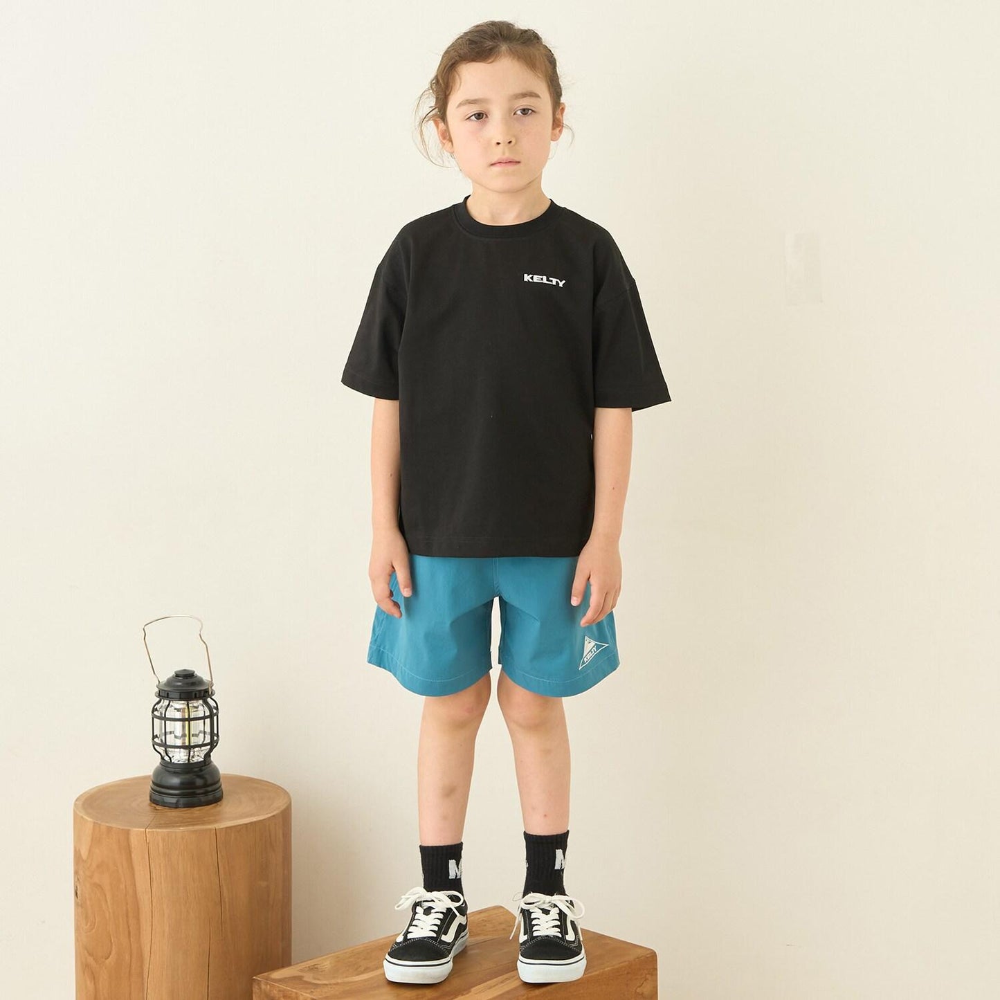 【接觸冷感】【KELTY】圖案拼接T恤