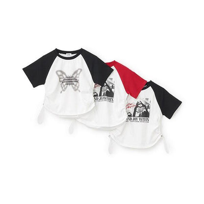 【LTXC】【吸水速幹/清爽】拼色插肩袖T恤