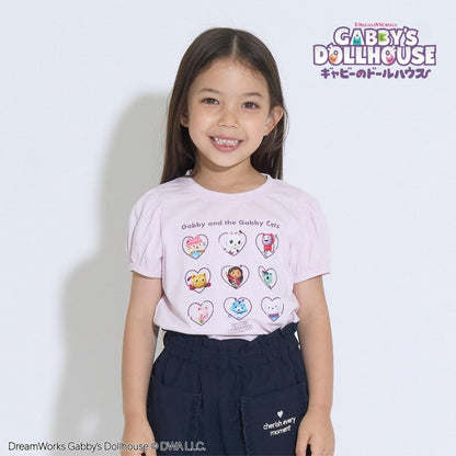 【Gabby’s Dollhouse】【軟棉】泡泡袖印花T恤