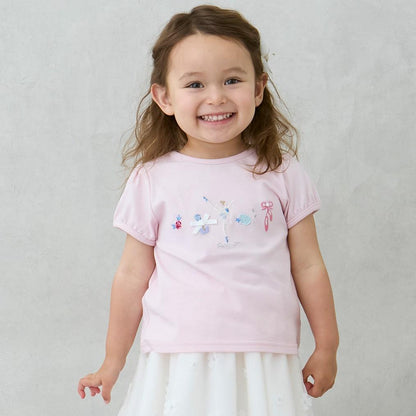 【接觸冷感】芭蕾元素T恤