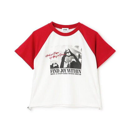 【LTXC】【吸水速幹/清爽】拼色插肩袖T恤