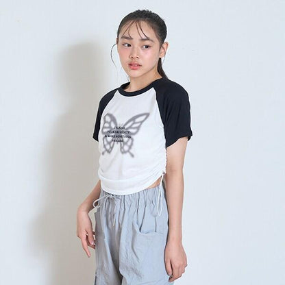 【LTXC】【吸水速幹/清爽】拼色插肩袖T恤