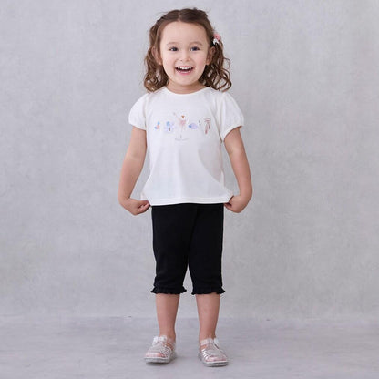 【接觸冷感】芭蕾元素T恤