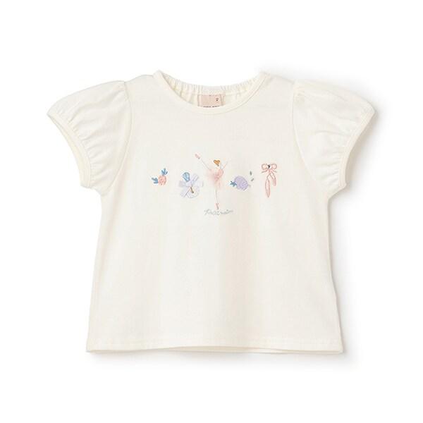 【接觸冷感】芭蕾元素T恤