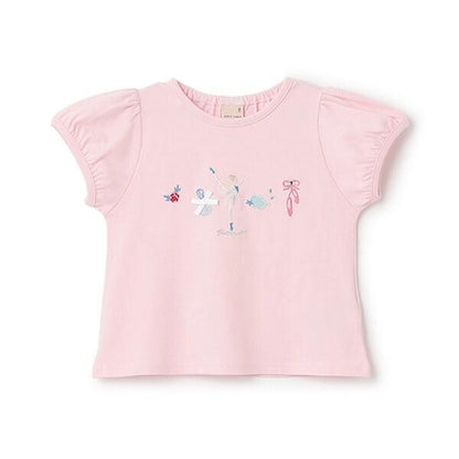 【接觸冷感】芭蕾元素T恤