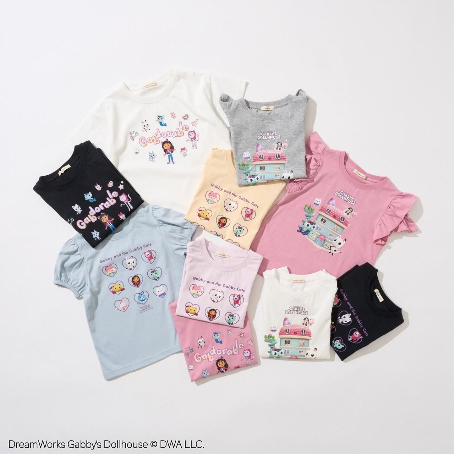 【Gabby’s Dollhouse】【純棉】設計感袖子印花T恤