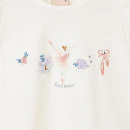 【接觸冷感】芭蕾元素T恤