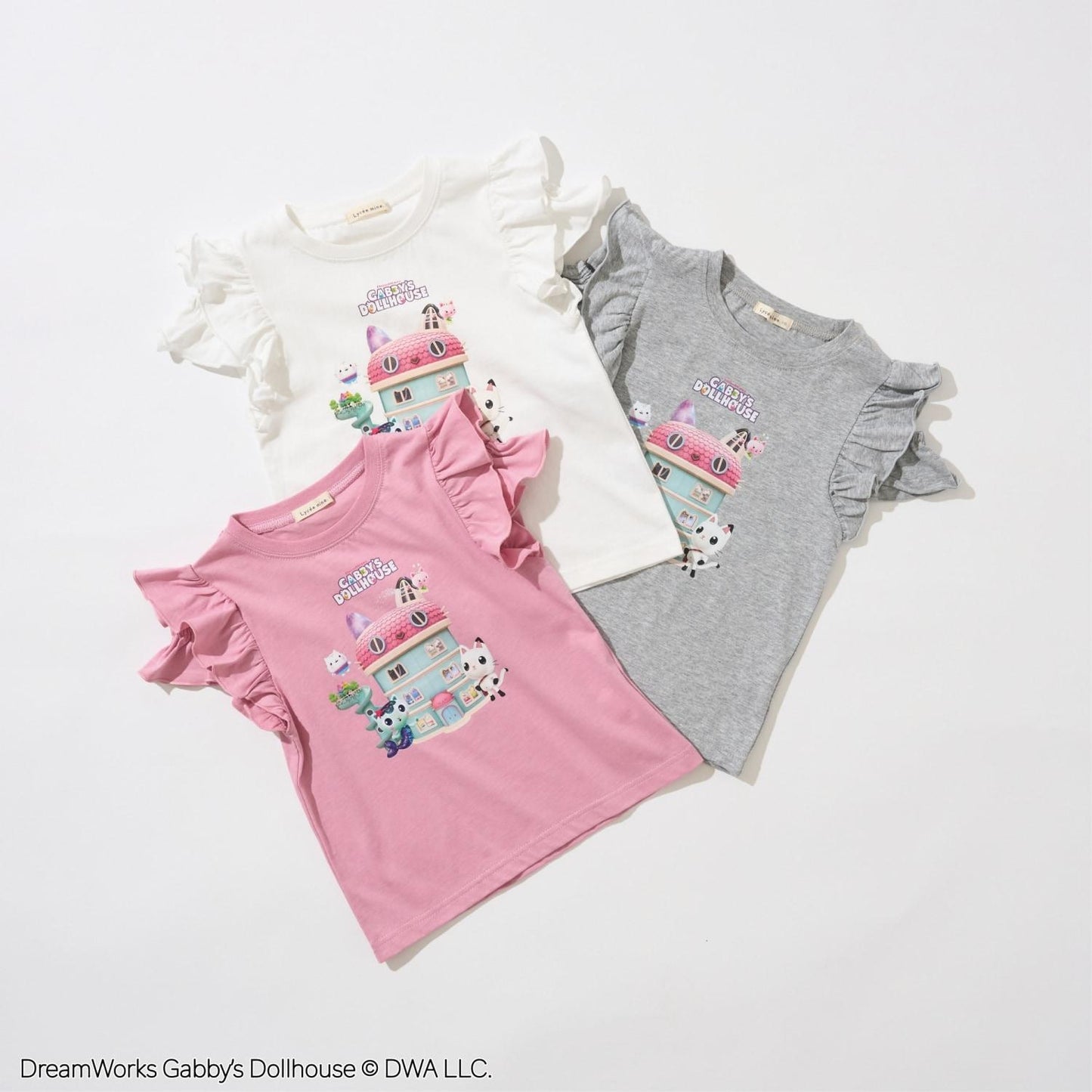 【Gabby’s Dollhouse】【純棉】設計感袖子印花T恤