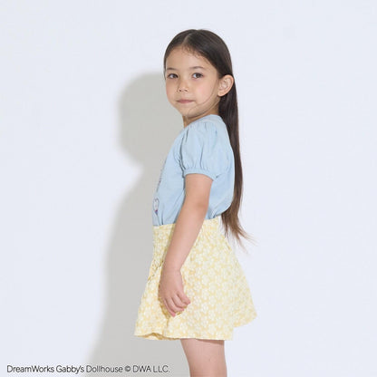 【Gabby’s Dollhouse】【軟棉】泡泡袖印花T恤