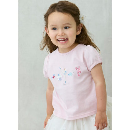 【接觸冷感】芭蕾元素T恤