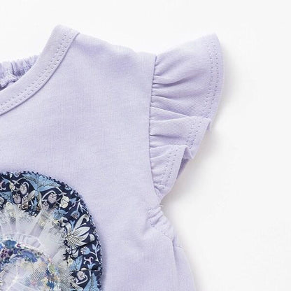 荷葉邊愛心無袖T恤