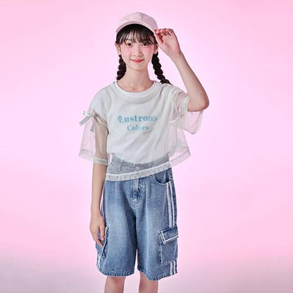 蕾絲拼接中褲