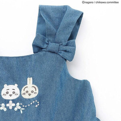 《chiikawa》刺繡荷葉邊女襯衫