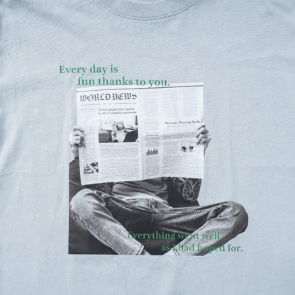 【純棉100%】【365D】【爸爸同款】兒童照片印花短袖T恤