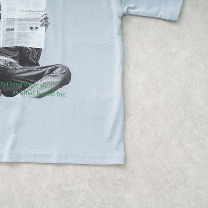 【純棉100%】【365D】【爸爸同款】兒童照片印花短袖T恤