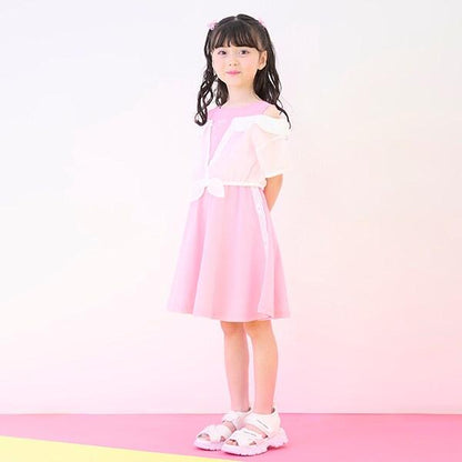 透視襯衫拼接連衣裙