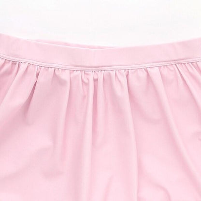 【SWIM】一字肩荷葉邊分體泳衣