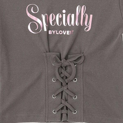 【ニコ☆プチ・Cuugal刊載】前繫帶T恤