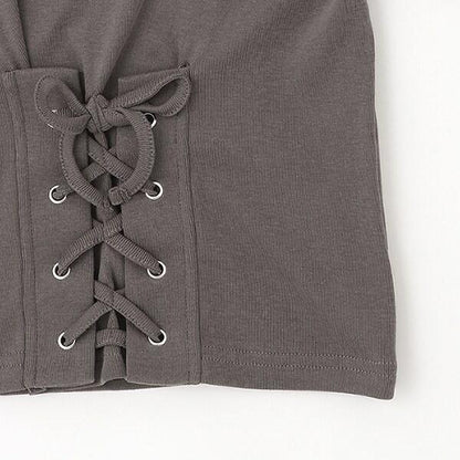 【ニコ☆プチ・Cuugal刊載】前繫帶T恤