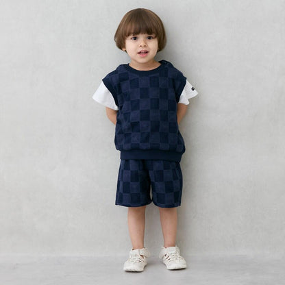 方形刺繡中褲