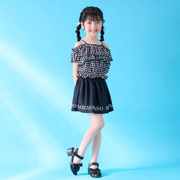 【SWIM】一字肩荷葉邊分體泳衣