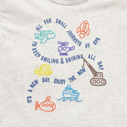 木糖醇加工 交通工具刺繡 短袖T恤