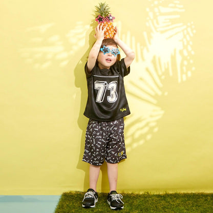 遇紫外線變色印花網眼木糖醇加工T恤