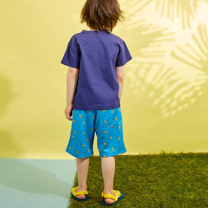 工程車輛印花短袖T恤