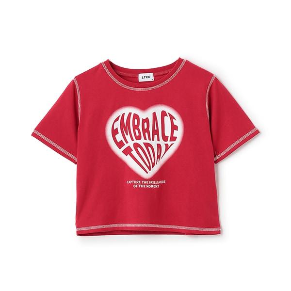 【LTXC】【吸水速幹/清爽】愛心噴霧T恤