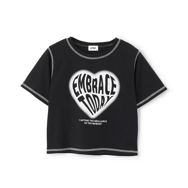 【LTXC】【吸水速幹/清爽】愛心噴霧T恤