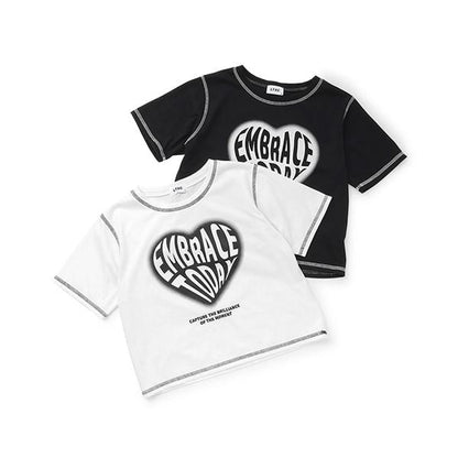 【LTXC】【吸水速幹/清爽】愛心噴霧T恤