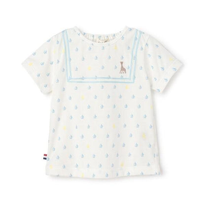 帆船印花短袖T恤