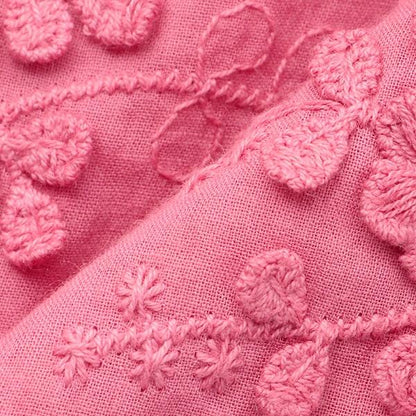 蕾絲刺繡連衣裙