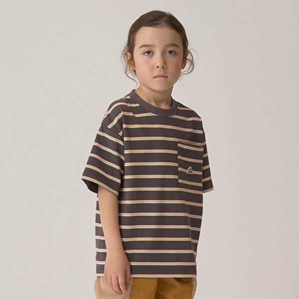 多色條紋T恤