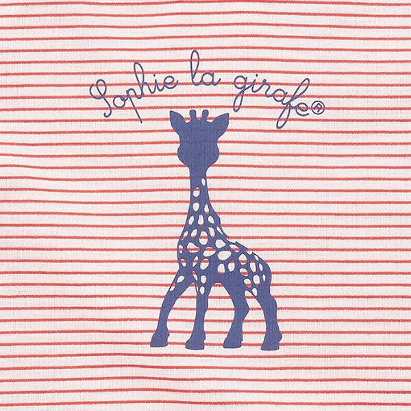 印花條紋短袖套裝