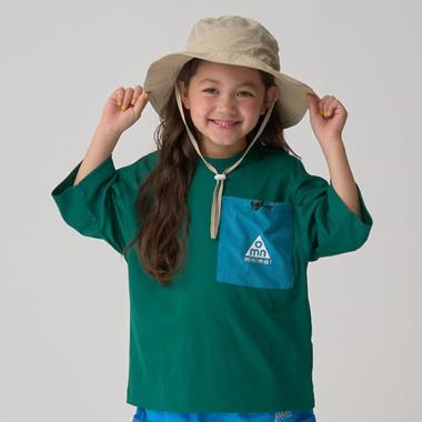 【吸水速幹】束口袋口袋T恤