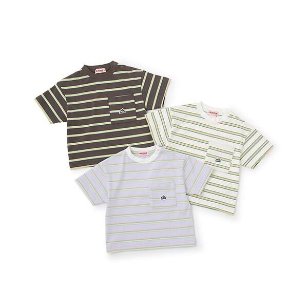 多色條紋T恤