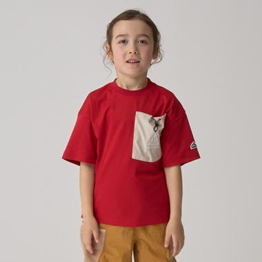 【吸水速幹】束口袋口袋T恤