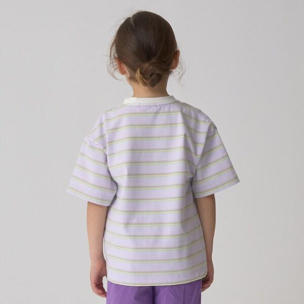 多色條紋T恤