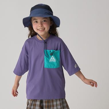 【吸水速幹】束口袋口袋T恤