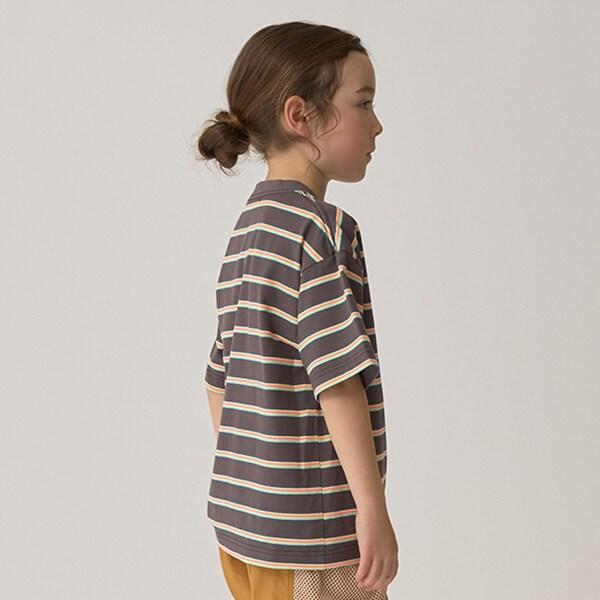 多色條紋T恤