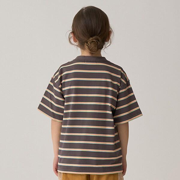 多色條紋T恤