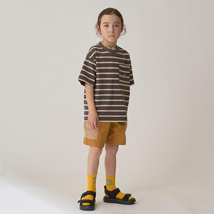 多色條紋T恤