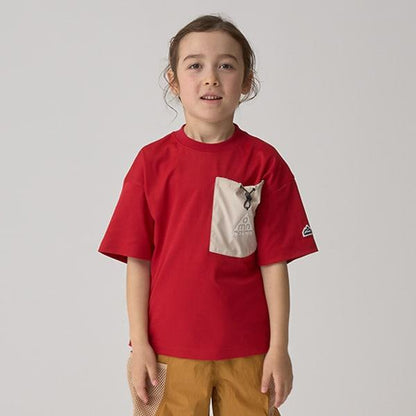 【吸水速幹】束口袋口袋T恤