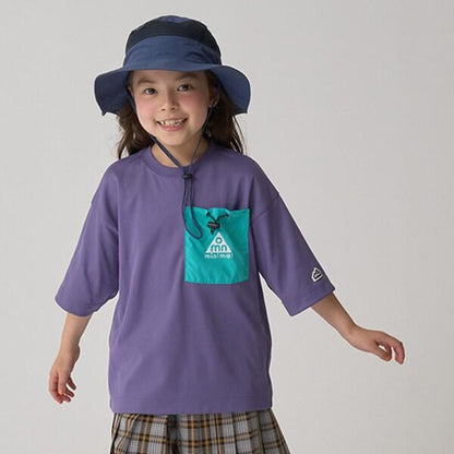 【吸水速幹】束口袋口袋T恤