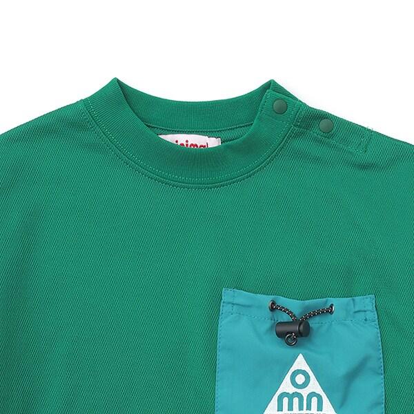 【吸水速幹】束口袋口袋T恤