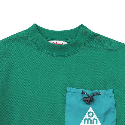 【吸水速幹】束口袋口袋T恤