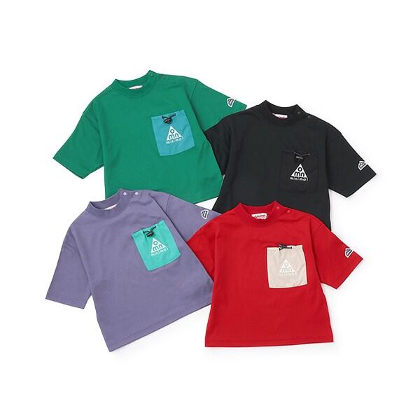 【吸水速幹】束口袋口袋T恤