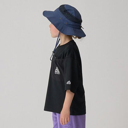 【吸水速幹】束口袋口袋T恤